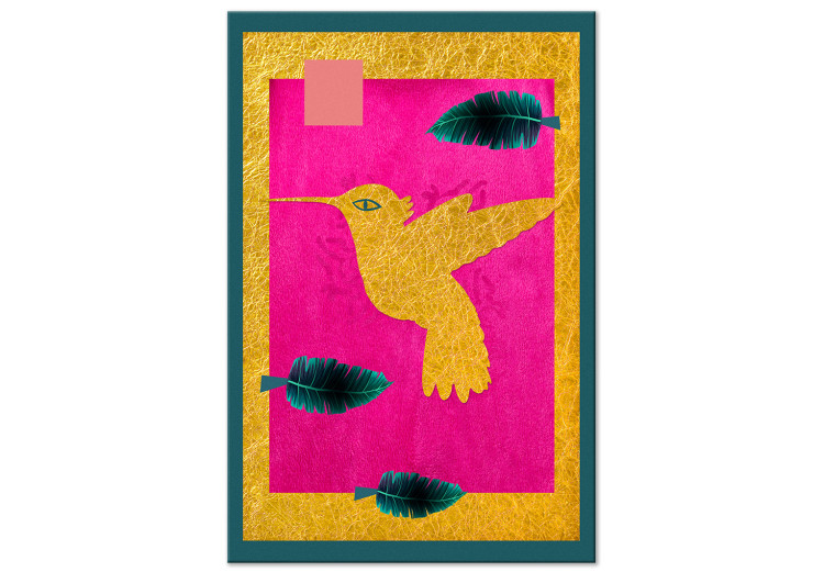 Canvas Golden Hummingbird (1 Part) Vertical 116901