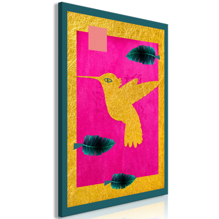 Canvas Golden Hummingbird (1 Part) Vertical 116901 additionalImage 2