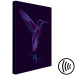 Canvas Print Free Bird (1-part) - Hummingbird with "Fly" Text on Purple Background 117201 additionalThumb 6