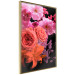 Wall Poster Spring Breeze - botanical composition with pink flowers on a black background 118401 additionalThumb 12