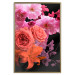 Wall Poster Spring Breeze - botanical composition with pink flowers on a black background 118401 additionalThumb 15