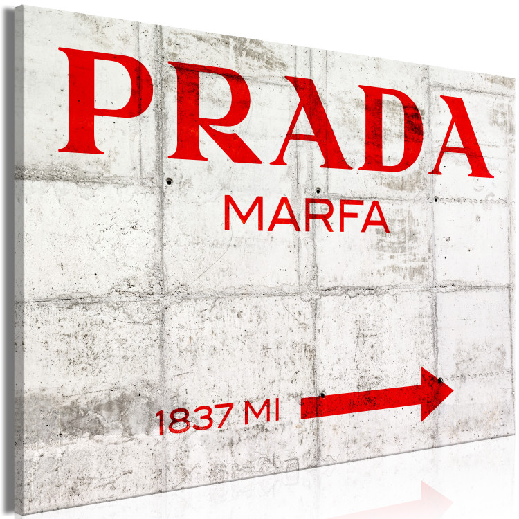 Canvas Print Prada Concrete (1 Part) Wide 122301 additionalImage 2