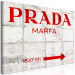Canvas Print Prada Concrete (1 Part) Wide 122301 additionalThumb 2