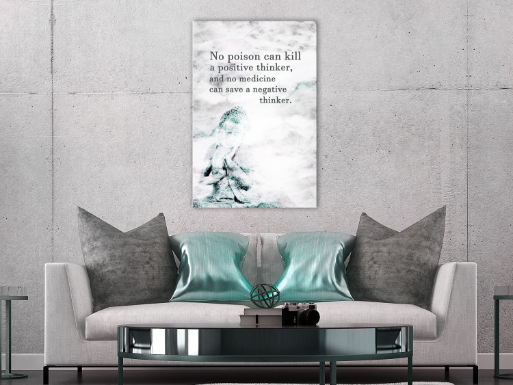 Canvas In the Light of Buddhism (1-part) - Buddha's Wisdom in English Quote 122801 additionalImage 3