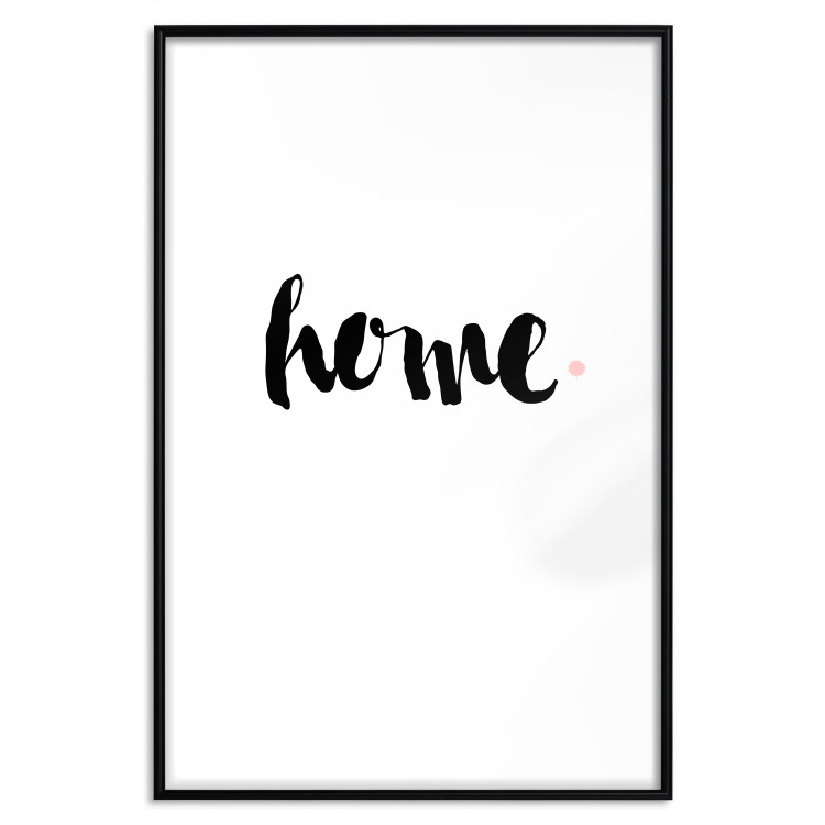 Poster Home and Dot - artistic English text on a white background 122901 additionalImage 24