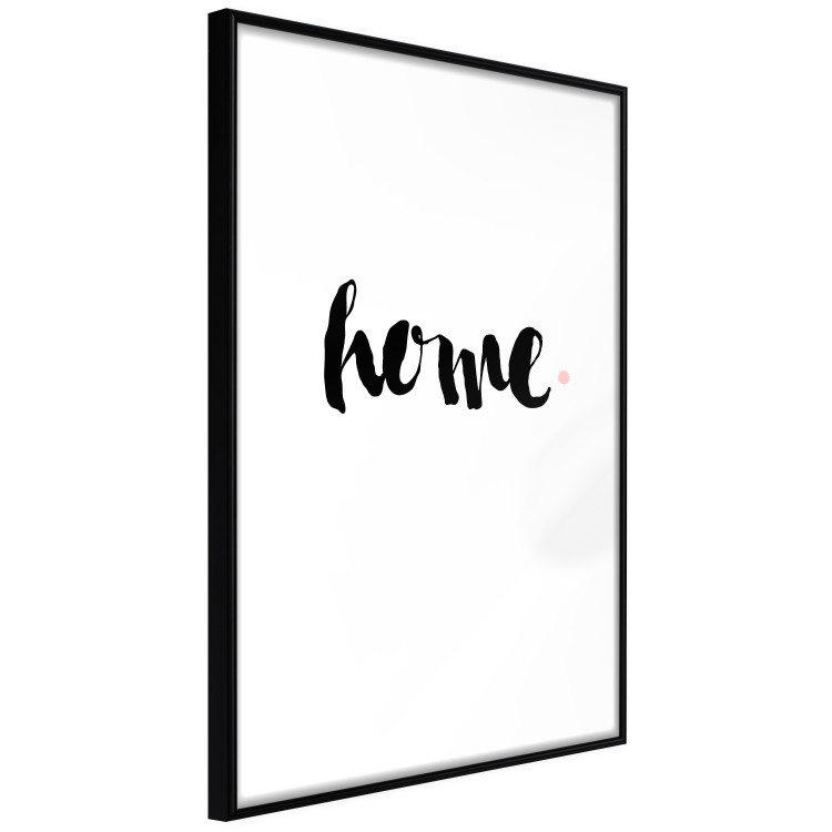 Poster Home and Dot - artistic English text on a white background 122901 additionalImage 12