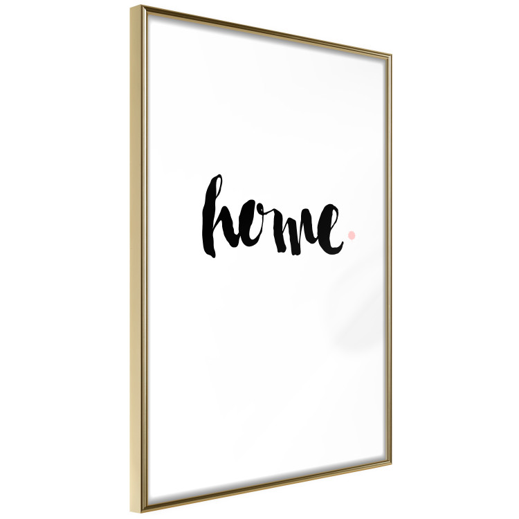 Poster Home and Dot - artistic English text on a white background 122901 additionalImage 14