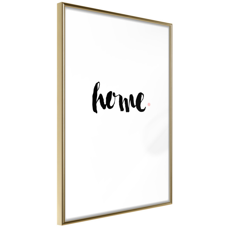 Poster Home and Dot - artistic English text on a white background 122901 additionalImage 8