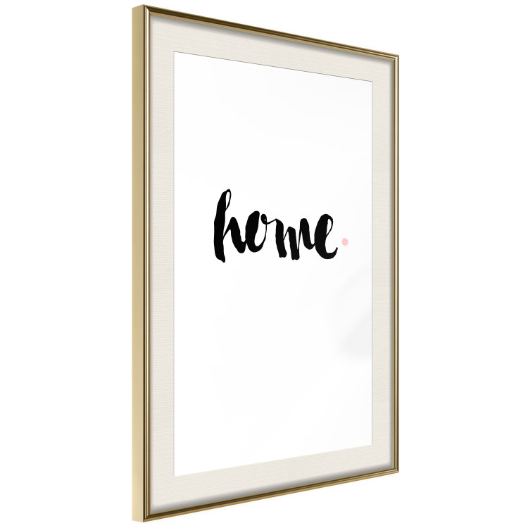Poster Home and Dot - artistic English text on a white background 122901 additionalImage 2