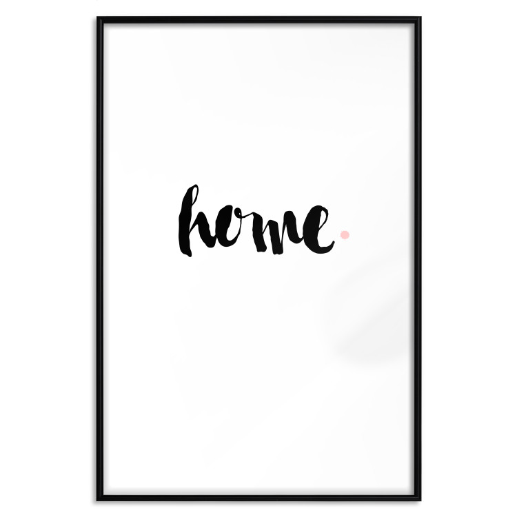 Poster Home and Dot - artistic English text on a white background 122901 additionalImage 17