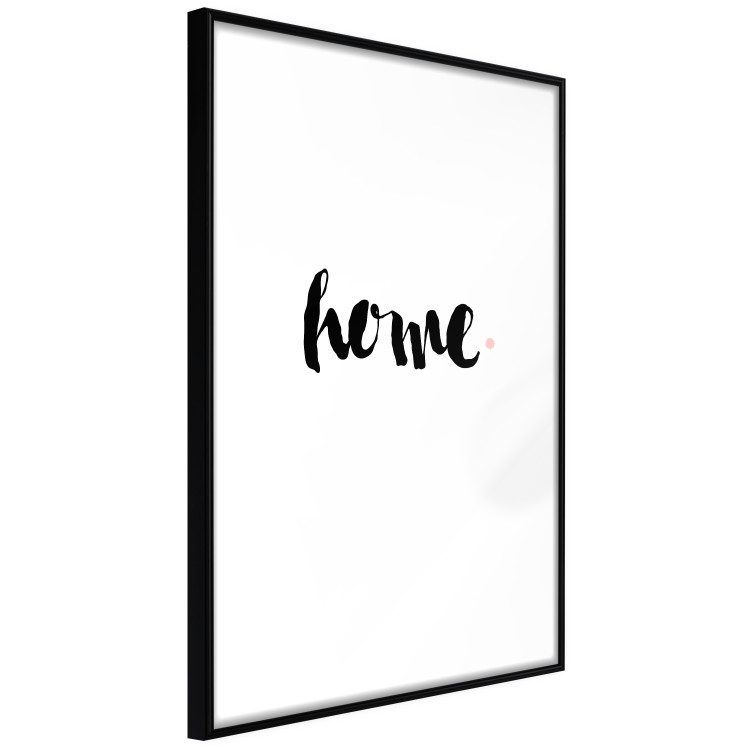 Poster Home and Dot - artistic English text on a white background 122901 additionalImage 13