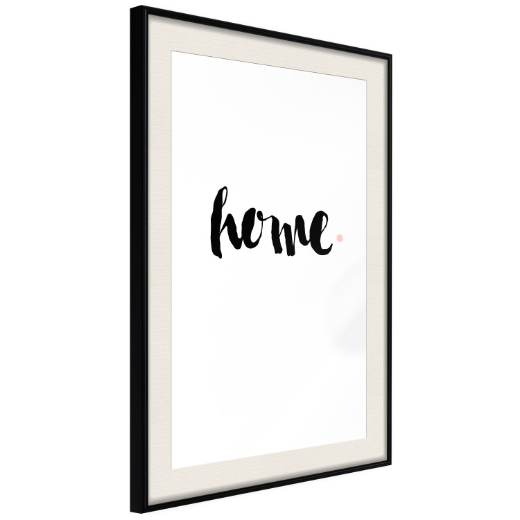 Poster Home and Dot - artistic English text on a white background 122901 additionalImage 3