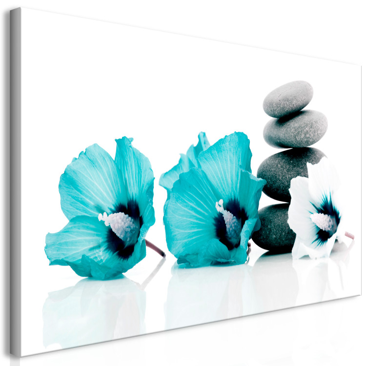 Canvas Print Calm Mallow (1 Part) Turquoise 123401 additionalImage 2