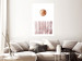 Wall Poster Harmony and Rhythm - circle on a white background above abstract brown texture 127401 additionalThumb 3
