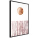 Wall Poster Harmony and Rhythm - circle on a white background above abstract brown texture 127401 additionalThumb 11