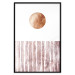 Wall Poster Harmony and Rhythm - circle on a white background above abstract brown texture 127401 additionalThumb 16