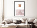 Wall Poster Harmony and Rhythm - circle on a white background above abstract brown texture 127401 additionalThumb 18