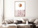 Wall Poster Harmony and Rhythm - circle on a white background above abstract brown texture 127401 additionalThumb 5