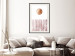 Wall Poster Harmony and Rhythm - circle on a white background above abstract brown texture 127401 additionalThumb 24