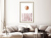 Wall Poster Harmony and Rhythm - circle on a white background above abstract brown texture 127401 additionalThumb 22