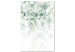 Canvas Art Print Gentle Touch of Nature (1-part) vertical - landscape of green leaves 127801
