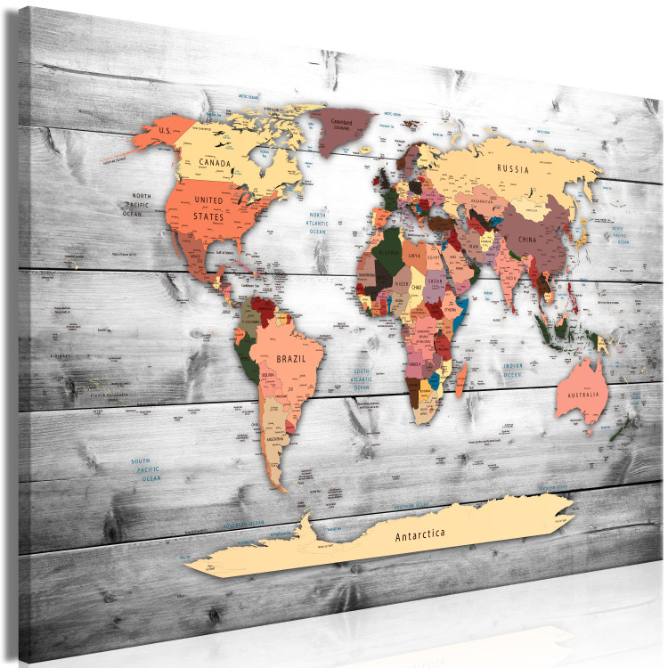 Large canvas print World Map: New Directions [Large Format] 128501 additionalImage 3