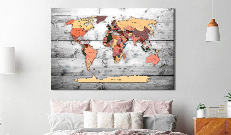Large canvas print World Map: New Directions [Large Format] 128501 additionalImage 6