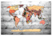 Large canvas print World Map: New Directions [Large Format] 128501
