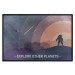 Poster Explore Other Planets - colorful space abstraction with text 129101 additionalThumb 18