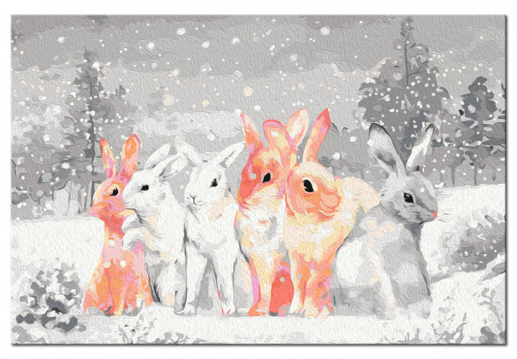 Paint by number Winter Bunnies 130701 additionalImage 6