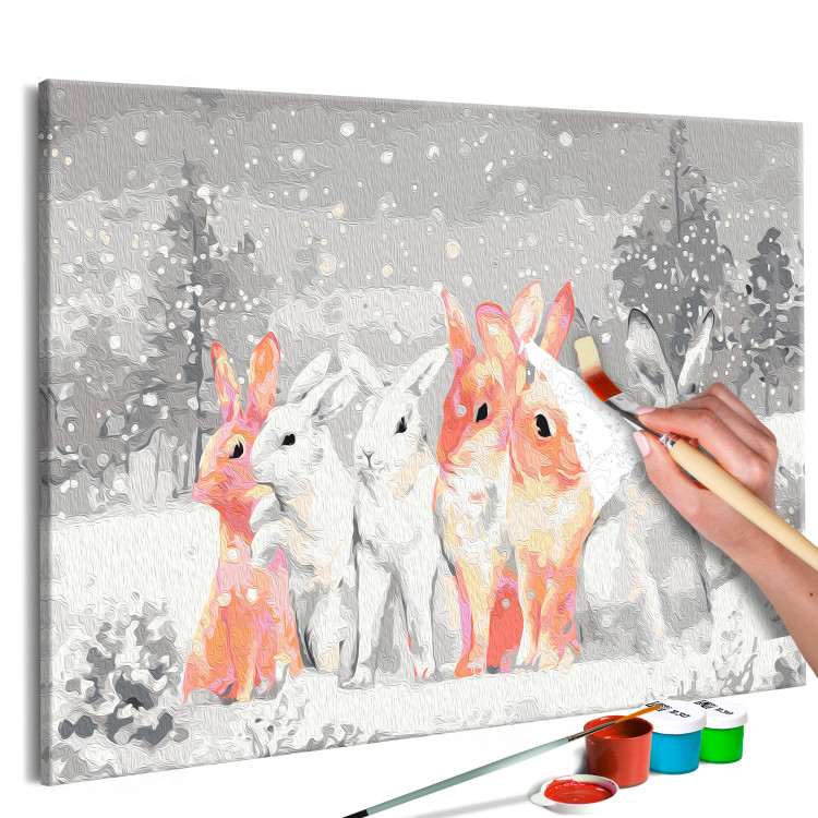 Paint by number Winter Bunnies 130701 additionalImage 3