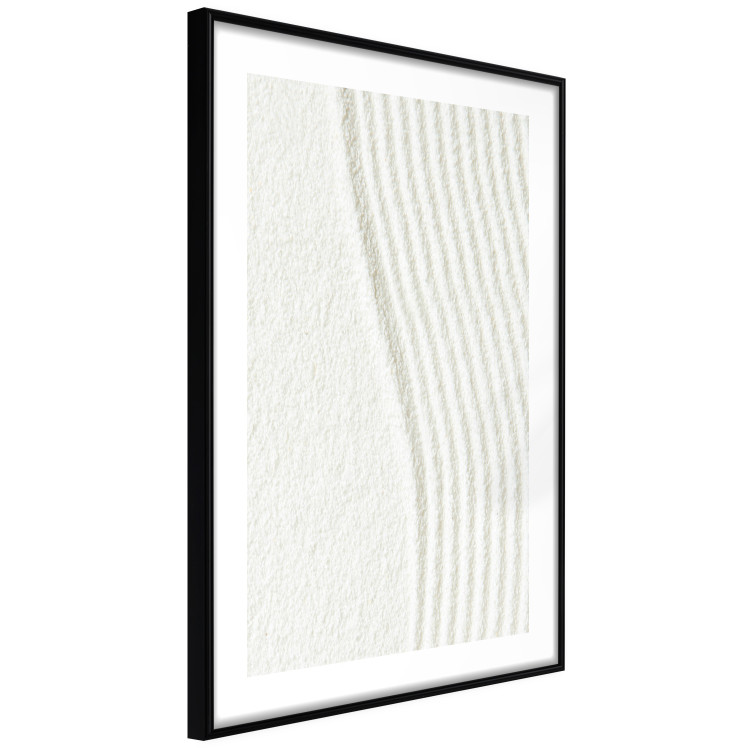 Poster Harmony in Nature - composition of white sand arranged in smooth waves 131801 additionalImage 8