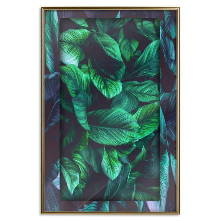 Wall Poster Dangerous Jungle - green composition of leaves in a tropical motif 134501 additionalImage 21