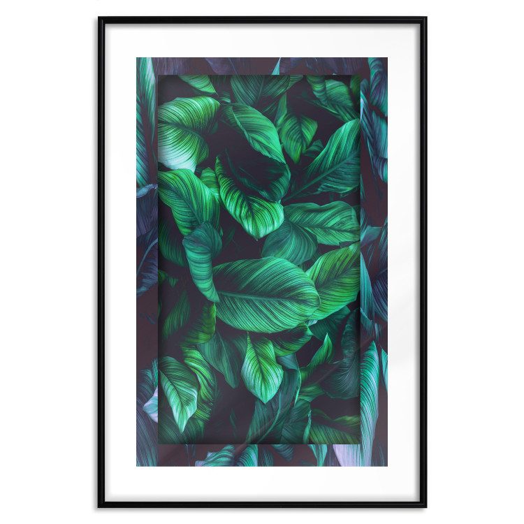 Wall Poster Dangerous Jungle - green composition of leaves in a tropical motif 134501 additionalImage 17