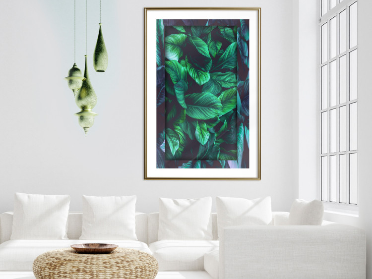 Wall Poster Dangerous Jungle - green composition of leaves in a tropical motif 134501 additionalImage 15