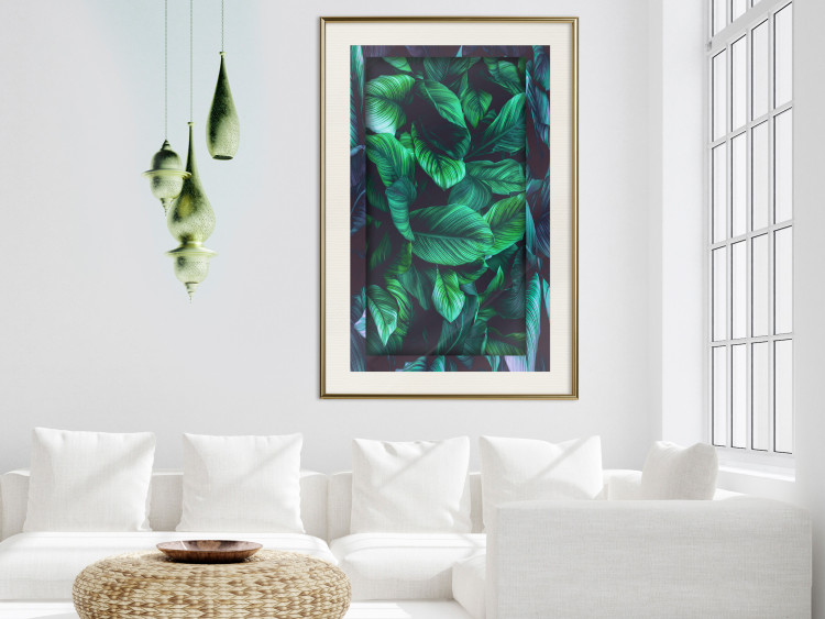 Wall Poster Dangerous Jungle - green composition of leaves in a tropical motif 134501 additionalImage 22
