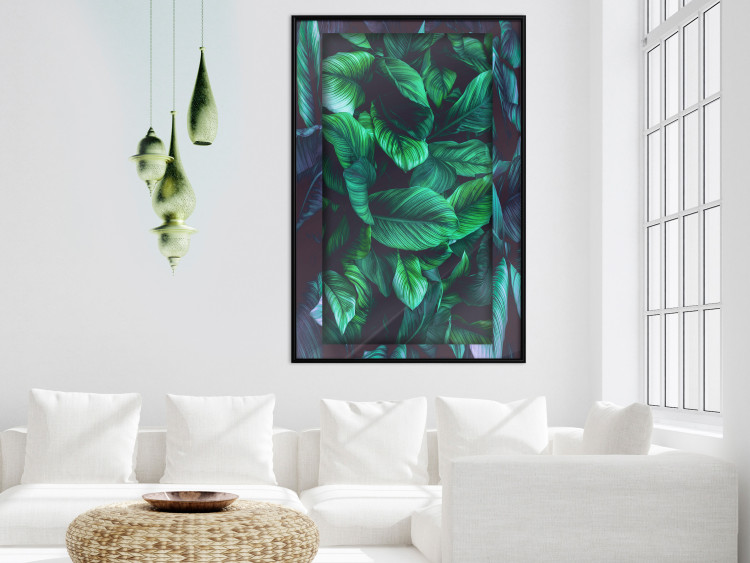 Wall Poster Dangerous Jungle - green composition of leaves in a tropical motif 134501 additionalImage 6