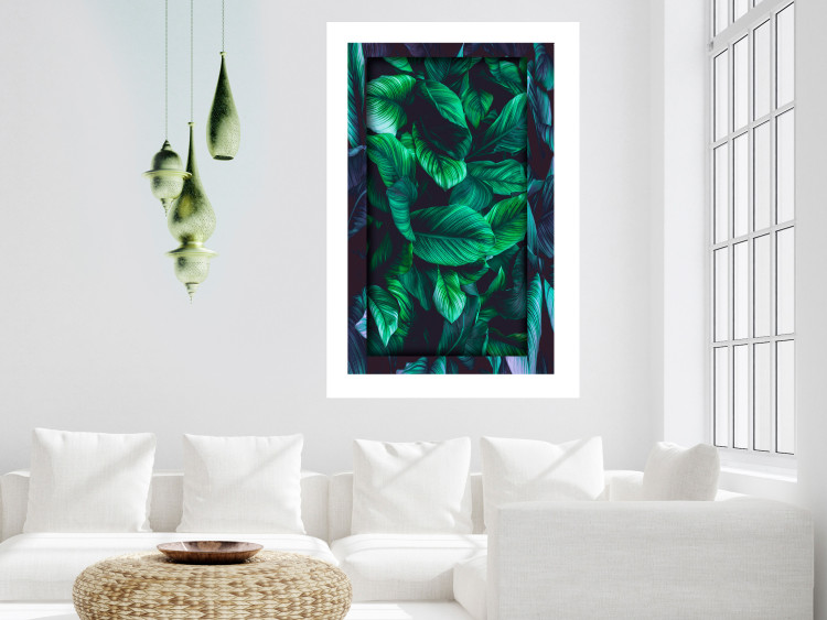 Wall Poster Dangerous Jungle - green composition of leaves in a tropical motif 134501 additionalImage 5
