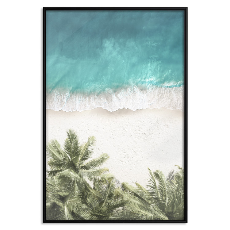 Wall Poster Turquoise Expansion - tropical beach and plant landscape against sea 135301 additionalImage 17