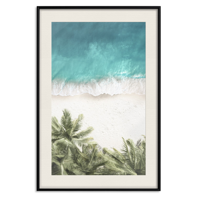 Wall Poster Turquoise Expansion - tropical beach and plant landscape against sea 135301 additionalImage 20