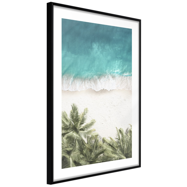 Wall Poster Turquoise Expansion - tropical beach and plant landscape against sea 135301 additionalImage 4