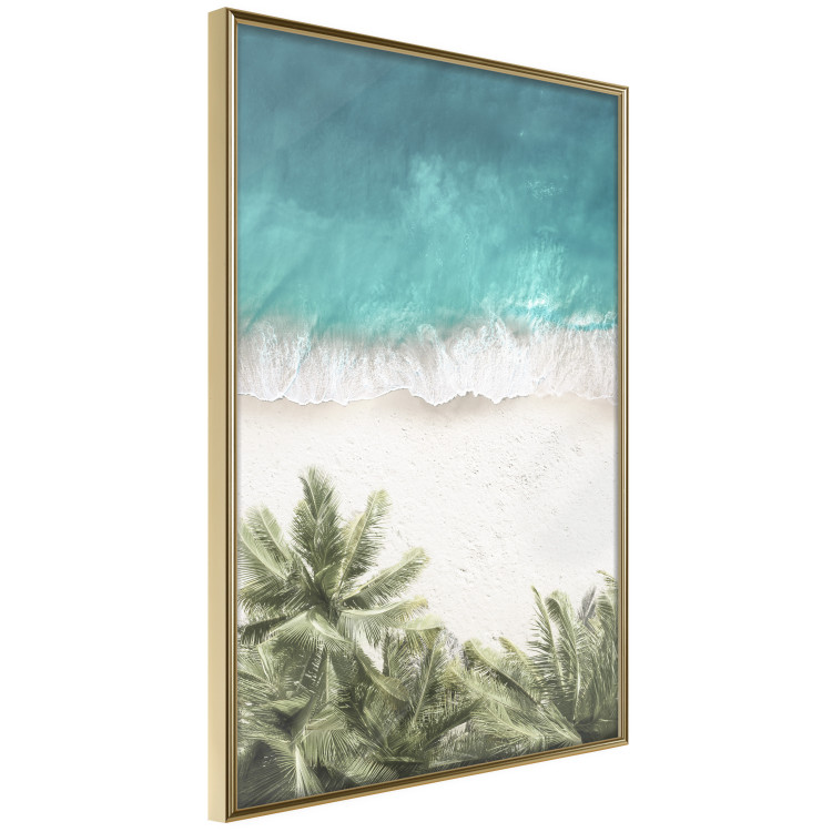Wall Poster Turquoise Expansion - tropical beach and plant landscape against sea 135301 additionalImage 8