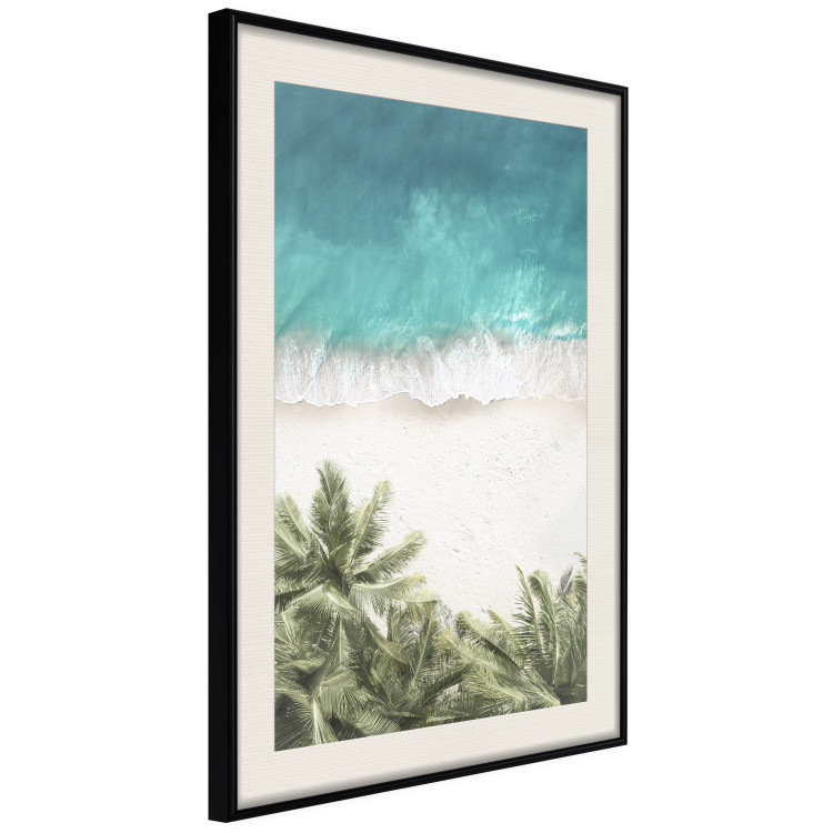 Wall Poster Turquoise Expansion - tropical beach and plant landscape against sea 135301 additionalImage 8