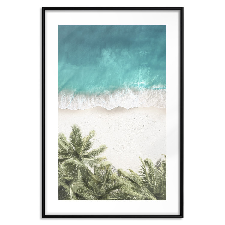 Wall Poster Turquoise Expansion - tropical beach and plant landscape against sea 135301 additionalImage 18