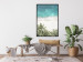 Wall Poster Turquoise Expansion - tropical beach and plant landscape against sea 135301 additionalThumb 11