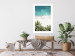 Wall Poster Turquoise Expansion - tropical beach and plant landscape against sea 135301 additionalThumb 13