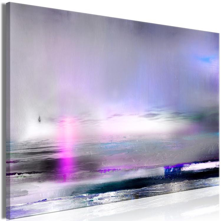 Canvas Print Purple Sunset (1-piece) Wide - abstraction with a hint of purple 138201 additionalImage 2