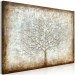 Canvas Misty Tree (1-piece) Wide - industrial composition in beige 138301 additionalThumb 2