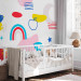 Wall Mural Children's minimalism - abstract with patterns on white background for children 142601 additionalThumb 4