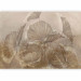 Wall Mural Minimalist beige field poppies - abstract with floral motif 142701 additionalThumb 1
